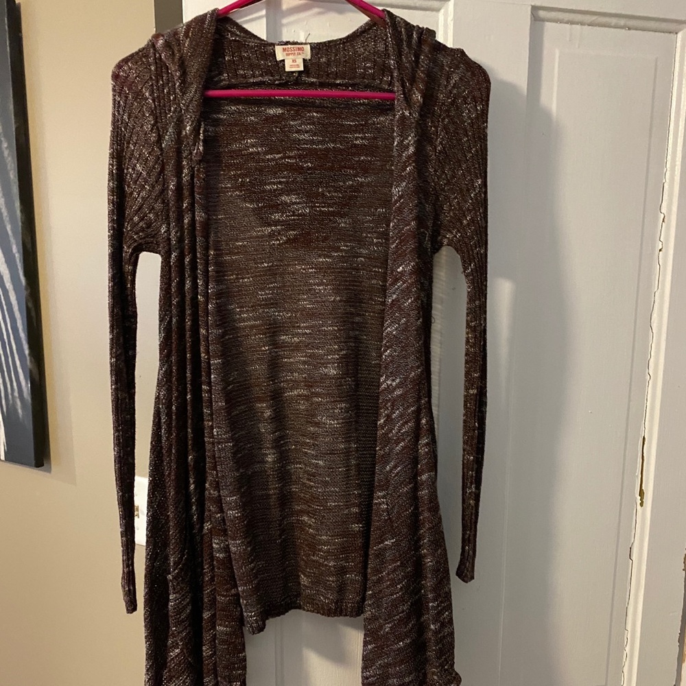 Hooded Cardigan-XS-EUC